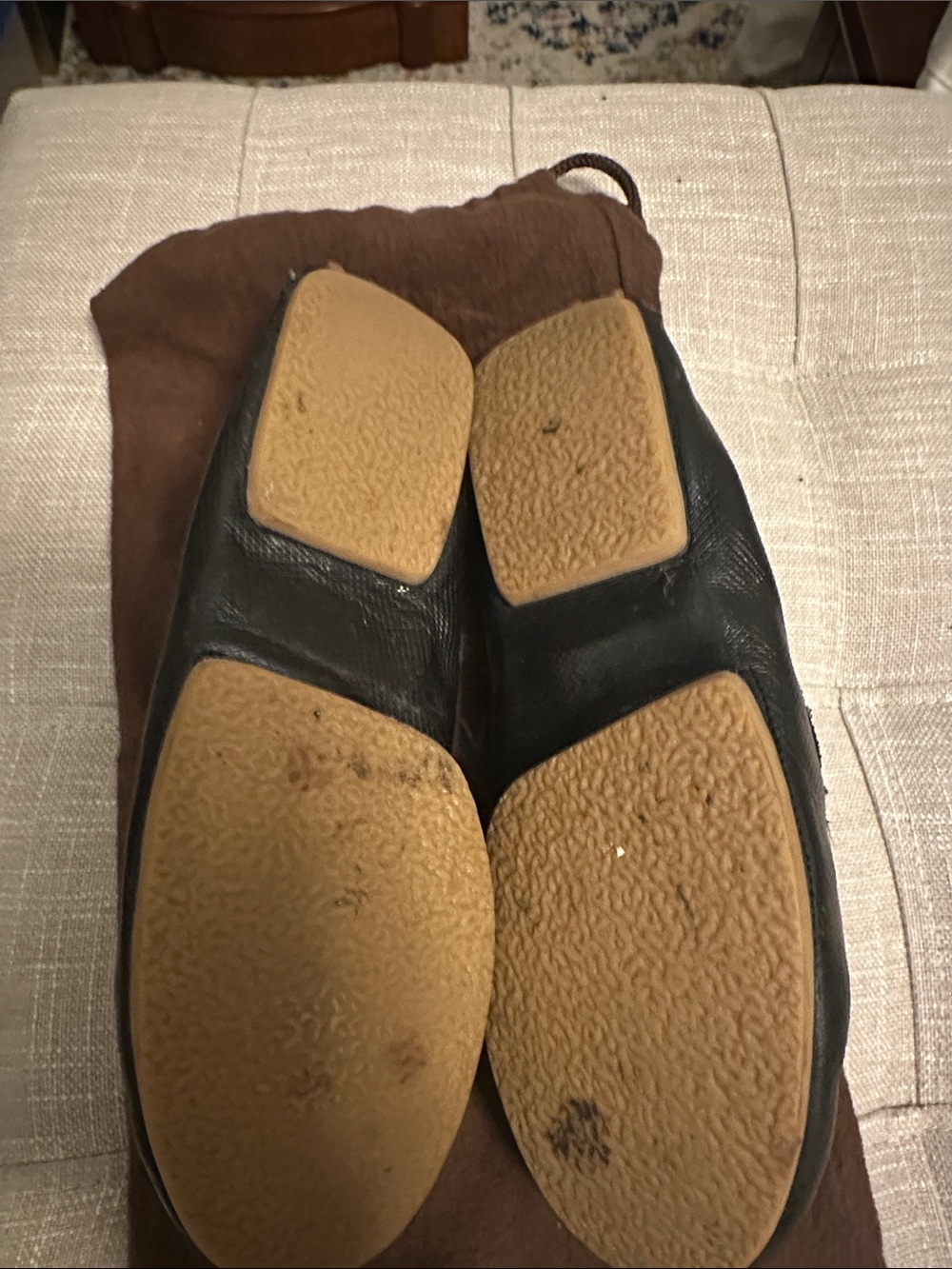 Bottega Veneta Black Leather Mocassin Driving Loafer Size 7 Euro 37 - Picture 4 of 5
